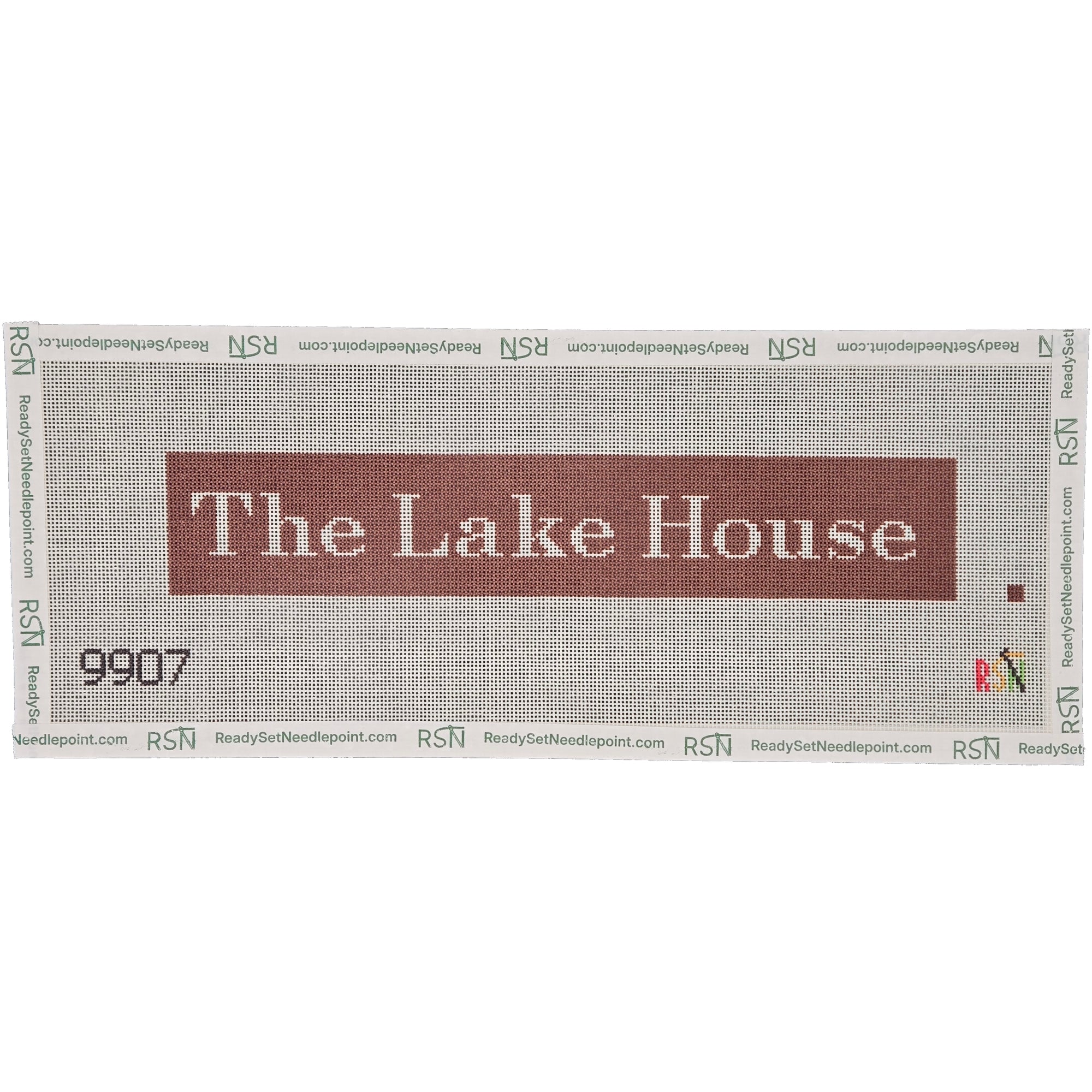 Landmark Sign Customizable Needlepoint Canvas Design