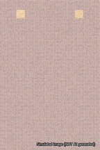 A simulated image of the stitched needlepoint design: Banner 18m Squared Blank Pink. Not A.I. generated.