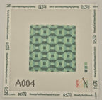 Abstract Squares Needlepoint Canvas Design